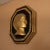Black Giltwood Female Portraits by Carlos Villegas- A Pair For Sale - Image 8 of 11