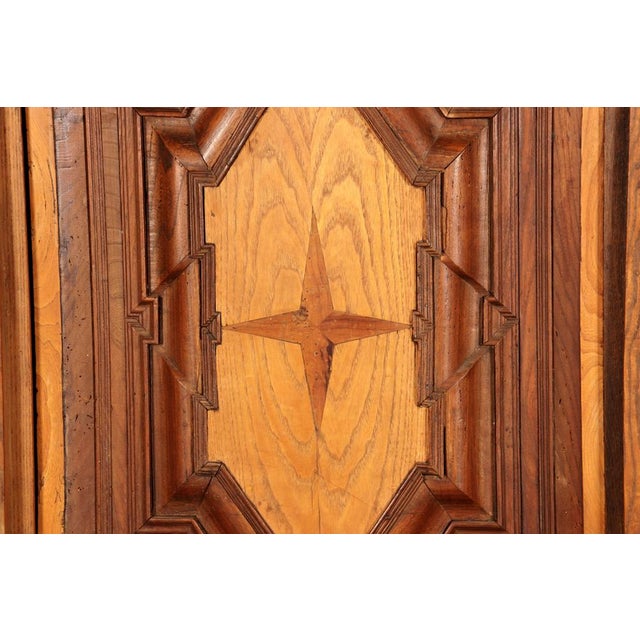 Wood Antique Cabinet in Oak, 1710 For Sale - Image 7 of 18