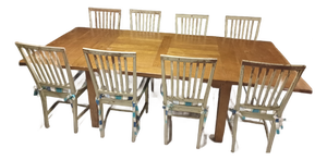 Vintage Farmhouse Table With Chairs