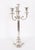 Antique Large Silver Plated Four Light Candelabra, Set of 2 For Sale - Image 14 of 18