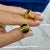 Gold Men’s Retired Montblanc Gold Plated Black Enamel Round Cufflinks, Pair For Sale - Image 8 of 8