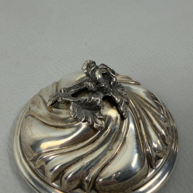 Metal 800 Silver Sugar Bowl, 1970 For Sale - Image 7 of 13