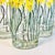 1970s Vintage Boho Chic Daffodils Jane Lynn Glassware - Set of 6, After Georges Briard For Sale - Image 6 of 14
