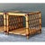 Vintage Trellis Rattan and Glass Side Tables - Pair For Sale - Image 11 of 12