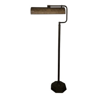 Early 20th Century Mica Shade Floor Lamp in Arts & Crafts Style For Sale
