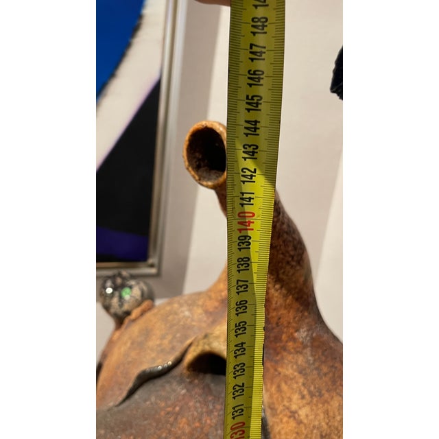 Yves Rhaye, Anthropomorphic Sculpture in Glazed Ceramic, 1970s, Glazed Ceramic For Sale - Image 3 of 18