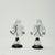 Venini Candlesticks by Fulvio Bianconi for Venini, Murano, Italy, 1940, Set of 2 For Sale - Image 4 of 10