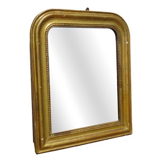 Louis Philippe Beech Gilt Mirror, 1850s For Sale