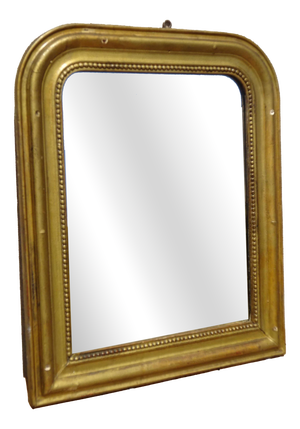 Louis Philippe Beech Gilt Mirror, 1850s