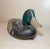Antique Hand Carved Wood Folk Art Mallard Duck Decoy Shore Bird Sculpture Black For Sale - Image 9 of 9