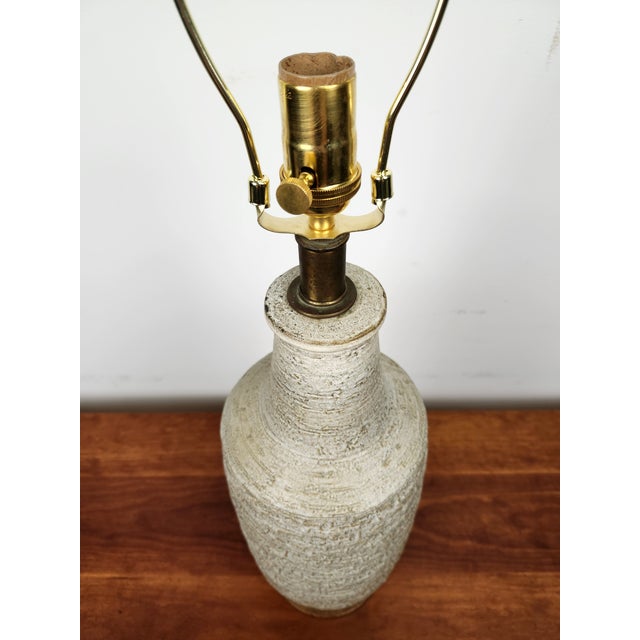 1960s 1960s Lee Rosen for Design Technics Pottery Lamp For Sale - Image 5 of 6