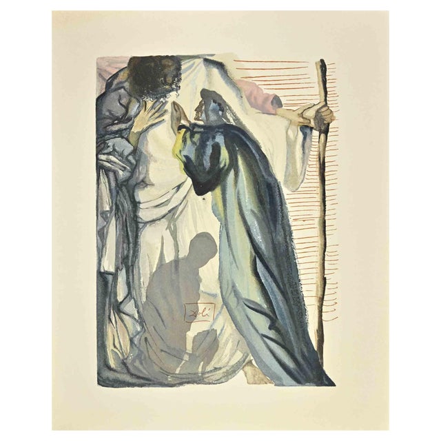 Salvador Dali, Third Planet, Woodcut, 1963 For Sale