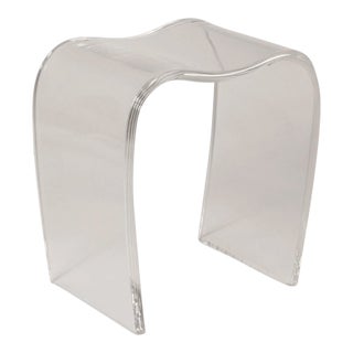 Lucite Heart Bench For Sale