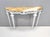 Vintage White Lacquered Beech Console with Yellow Marble Top For Sale - Image 12 of 12