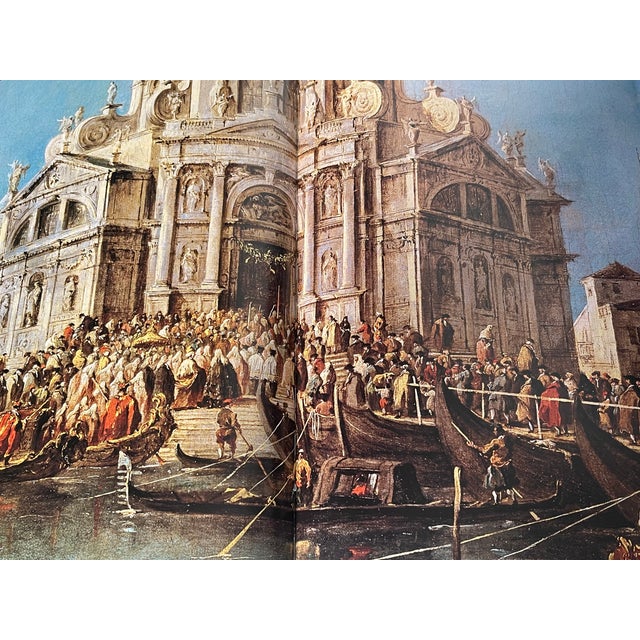 Paper 1970s The History of Venice in Paintings 1 St Edition Oversized Book For Sale - Image 7 of 9