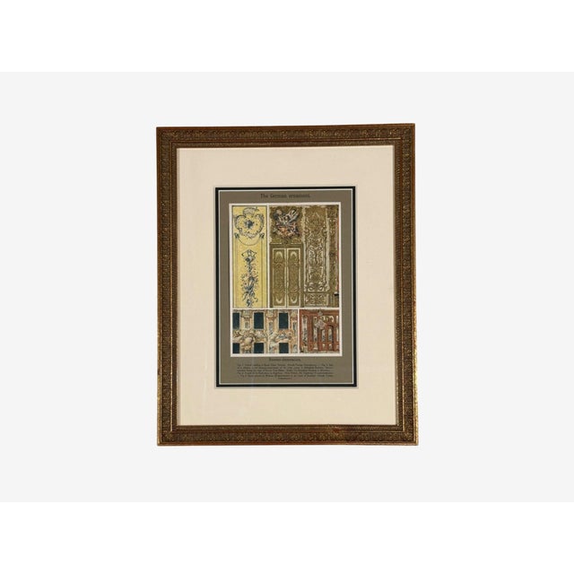 Antique Renaissance, Six Framed Antique Ornament Prints, 20th C. For Sale In New York - Image 6 of 16