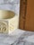 Vintage Celluloid Faceted Floral Napkin Rings - Pair For Sale In San Francisco - Image 6 of 7
