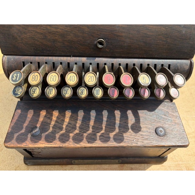 Art Deco Antique Cash Register From 1922 – National Cash Register Co For Sale - Image 3 of 13