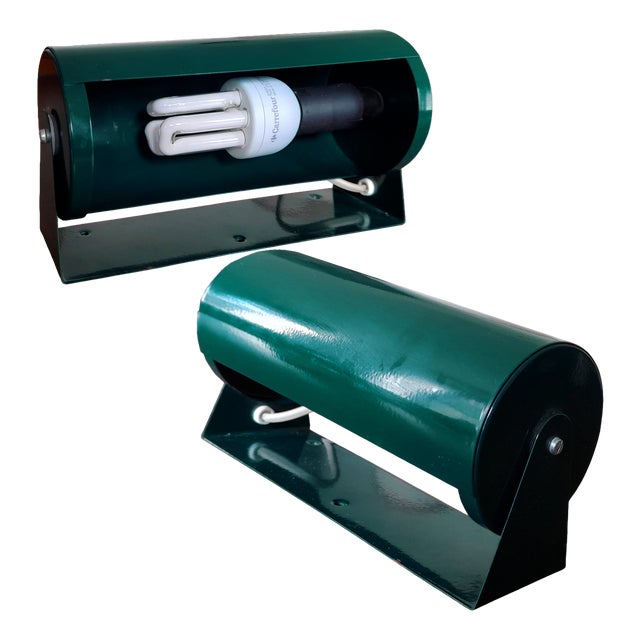 Green Lod Wall Sconces from Ikea, 1986, Set of 2 For Sale