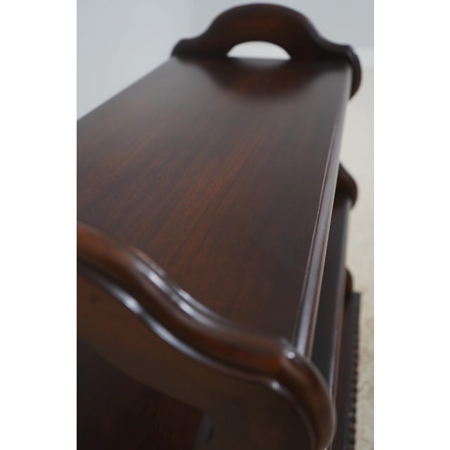 Bernhardt Bernhardt Furniture Mahogany 3 Tier Table For Sale - Image 4 of 11