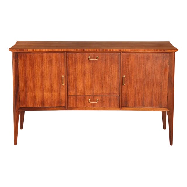Mid-Century Tola and Teak Sideboard from Everest, 1960s For Sale