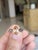 Set in Platinium 900, 3.18 Carats, Imperial Topaz & Diamond Engagement Ring Size 7 For Sale - Image 4 of 13