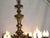 Antique French Bronze Chandelier Ceiling Light Fixture With Torchiere Arms, Rewired For Sale - Image 10 of 11