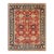 8x10 Majestic Versatile Coral Traditional Geometric Hand Knotted Wool Carpet Rug For Sale