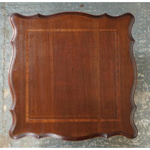 Edwardian Revolving Bookcase with Serpentine Shaped Top For Sale - Image 10 of 15