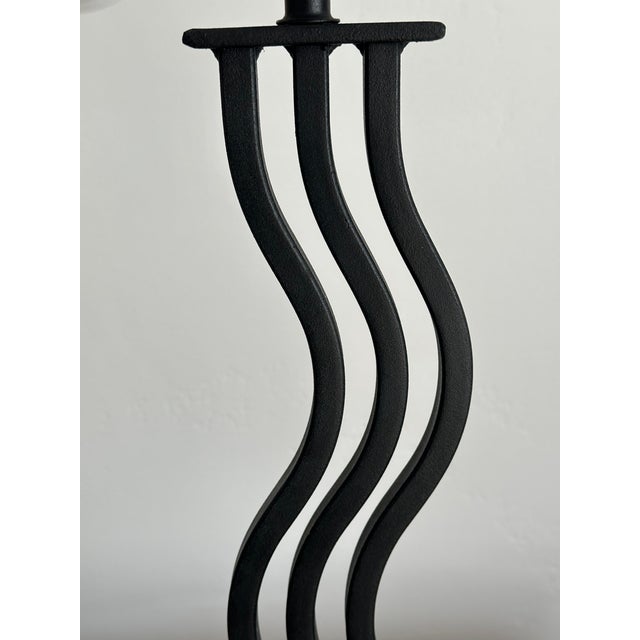 Ettore Sottsass Postmodern Wave Lamp by Alsy For Sale - Image 4 of 7