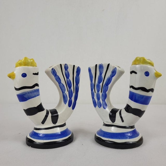 Flower Vases, 1950s, Set of 2 For Sale - Image 4 of 10