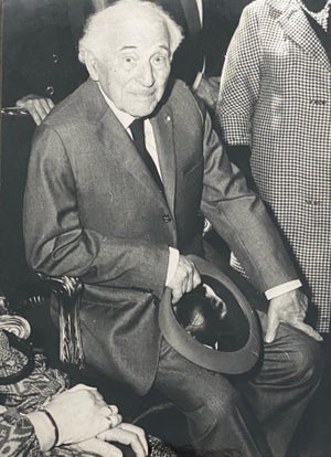 Black And White Photograph Of Marc Chagall 1978, 1978