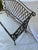 Metal Vintage Lattice Iron Outdoor Bench For Sale - Image 7 of 13