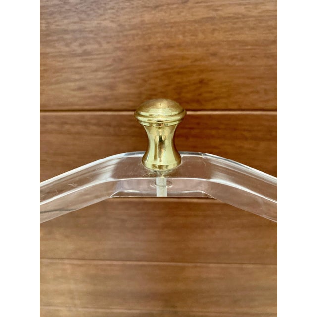 Mid 20th Century Modern Lucite Valet Stand with Wheels For Sale - Image 13 of 18