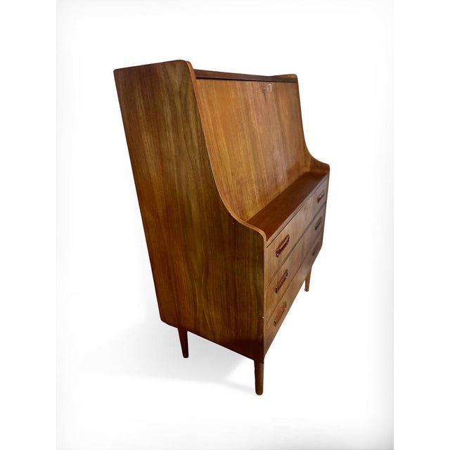 1960s Mid-Century Modern Teak Writing Desk by Gunnar Nielsen Tibergaard, 1960s For Sale - Image 5 of 10