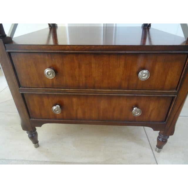 Pair of Ethan Allen Regency End Tables or Nightstands For Sale - Image 12 of 12
