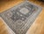 Vintage Room Size Persian Nain Rug, Handwoven Floral Pattern With Silk Highlights, Navy & Ivory , 9’ X 13’ For Sale In Chicago - Image 6 of 12