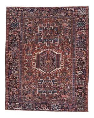1930s Vintage Karadja Rug- 4′1″ × 6′2″