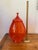 Vintage Empoli Orange Circus Tent Apothecary Jar, Extra Large For Sale - Image 9 of 12