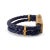 Early 21st Century Sword Limited Blue Carpe Diem 18k Yellow Gold Titanium Heart Diamond Bracelet For Sale - Image 5 of 10