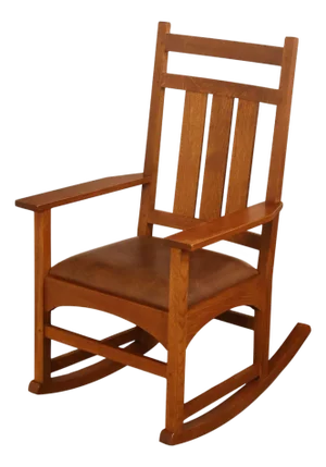 Stickley Mission Collection Harvey Ellis Oak Rocking Chair