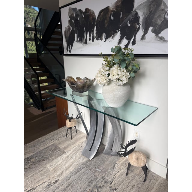 2010s Roche Bobois Fleur De Fer Console, Designed by Maurice Barilone. T For Sale - Image 5 of 5