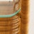 Brown French Rattan + Glass Shelf in the Manner of Louis Sognot, 1960s For Sale - Image 8 of 9