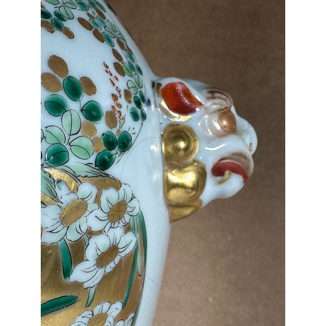 Antique Japanese Arita Hand Painted Porcelain Vase Baluster Lamp. For Sale - Image 10 of 17