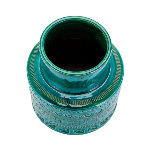 Bitossi Mid-Century Modern Ceramic Vase by Aldo Londi for Bitossi, 1960s For Sale - Image 4 of 8