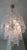 Transparent Murano Glass Hammer Transparent Sputnik Chandelier For Sale - Image 8 of 13