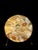 Late 20th Century Japanese Floral Chinoiserie Style Glass Plates With Gold Rims and Scalloped Edges - Set of 4 For Sale - Image 4 of 12