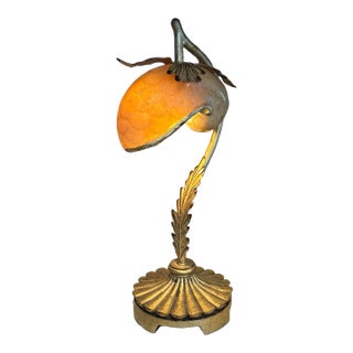 Tiffany 1890’s Reproduction Nautilis Shell Table Lamp For Sale