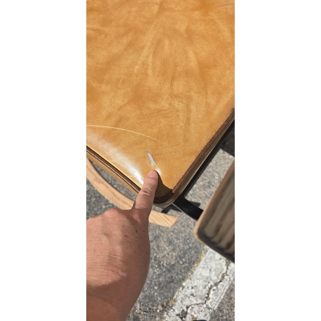 1970s Set of 3 Mid Century Cleo Baldon Style Swivel Counter Stools For Sale - Image 10 of 11