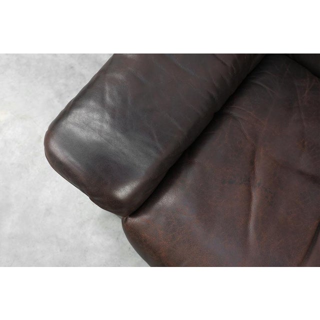 Mid-Century Modern DS‑66 Relax Chair in Brown Leather from de Sede, Switzerland, 1960s For Sale - Image 14 of 18